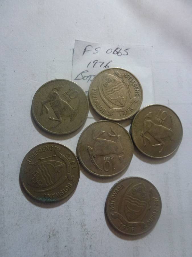 1976 Botswana 10 thebe