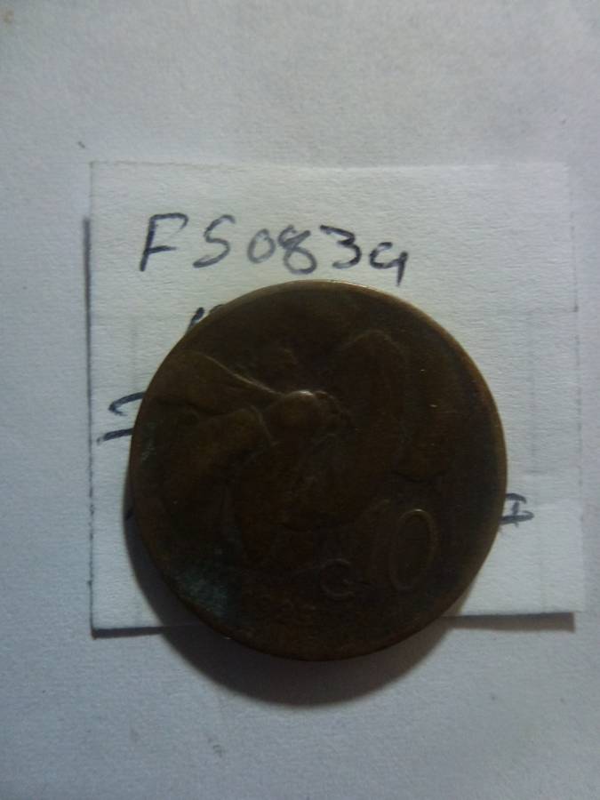 1925 Italy 10 centesimi