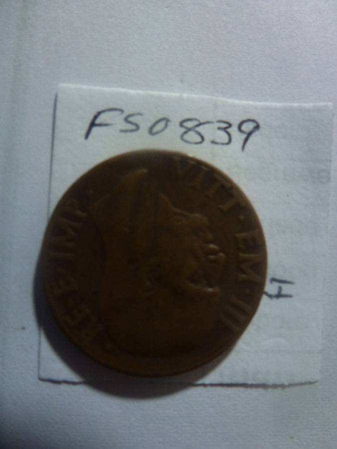 1939 Italy 10 centesimi