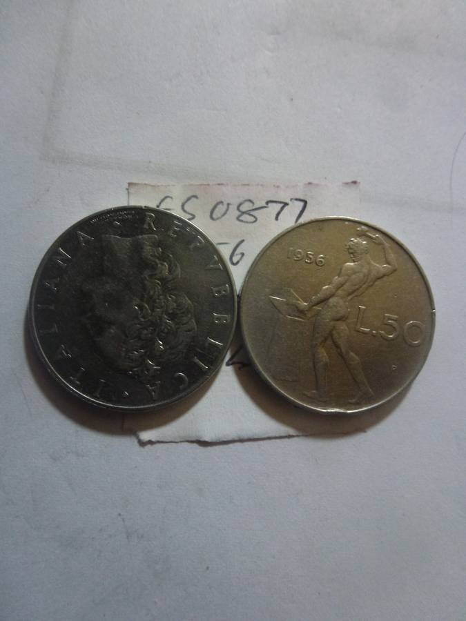 1956 Italy 50 lira