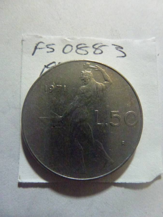 1971 Italy 50 lira