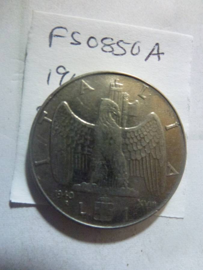 1940 Italy 1 lira