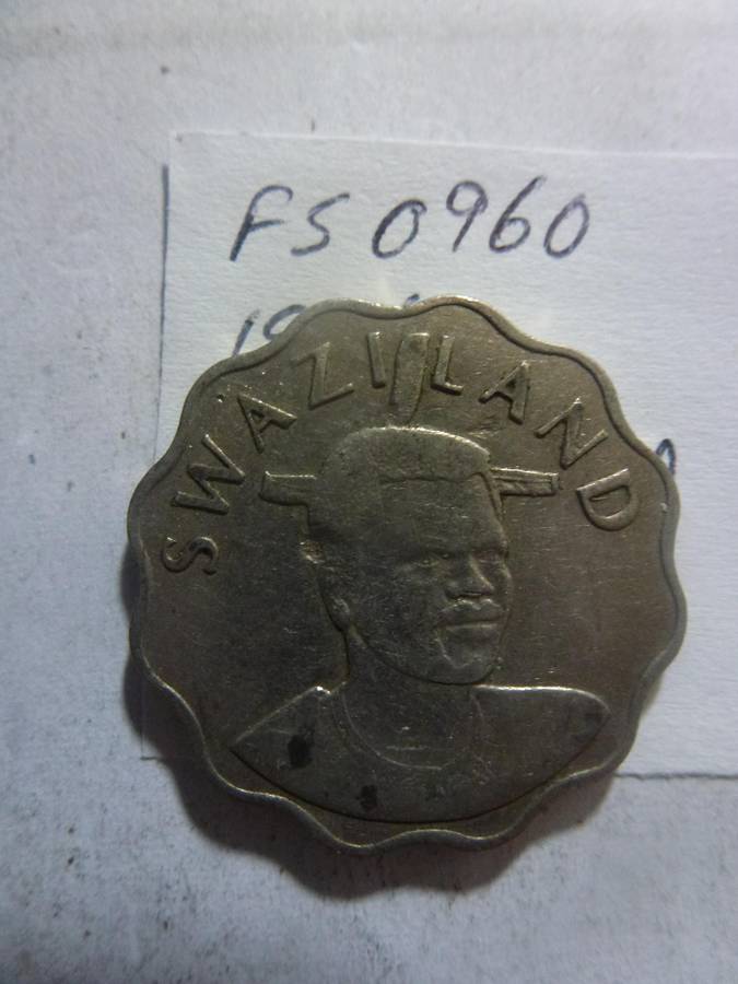 1996 Swaziland 20 cent