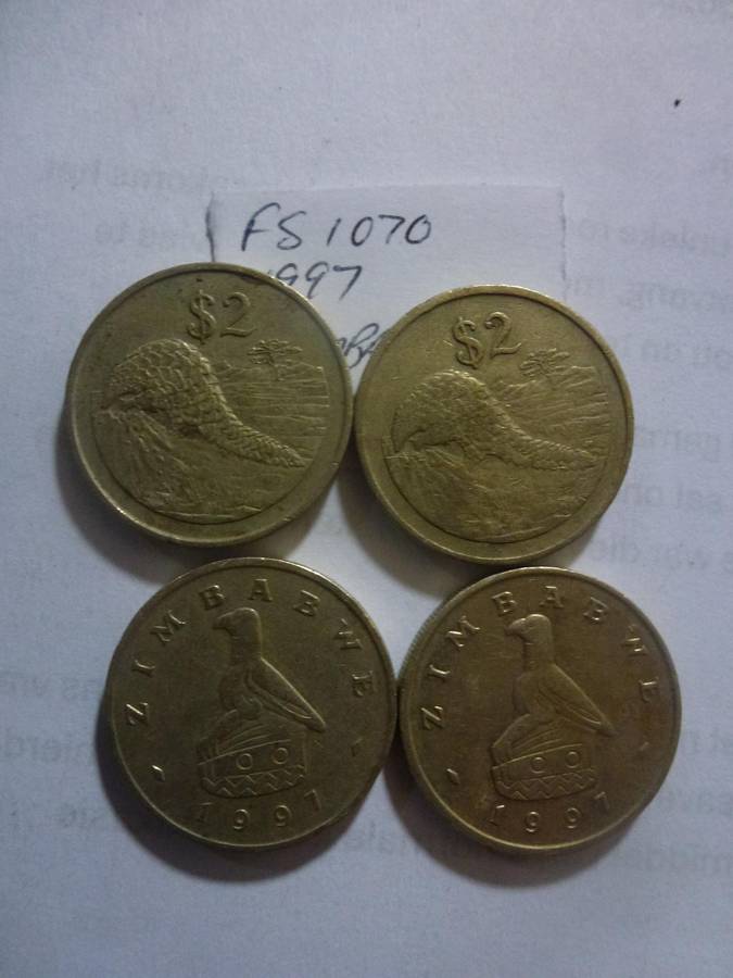 1997 Zimbabwe 2 dollar