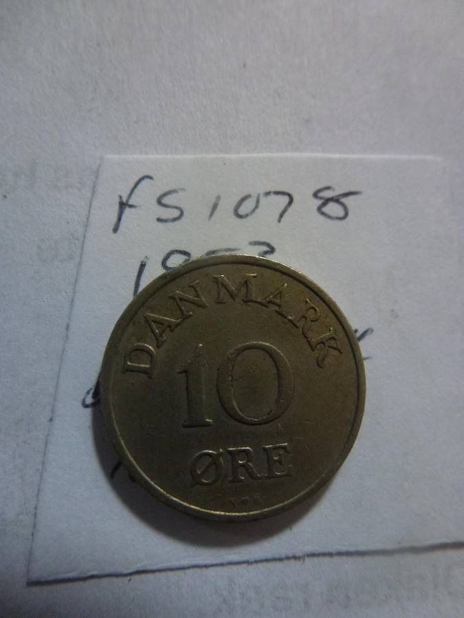 1953 Denmark 10 ore