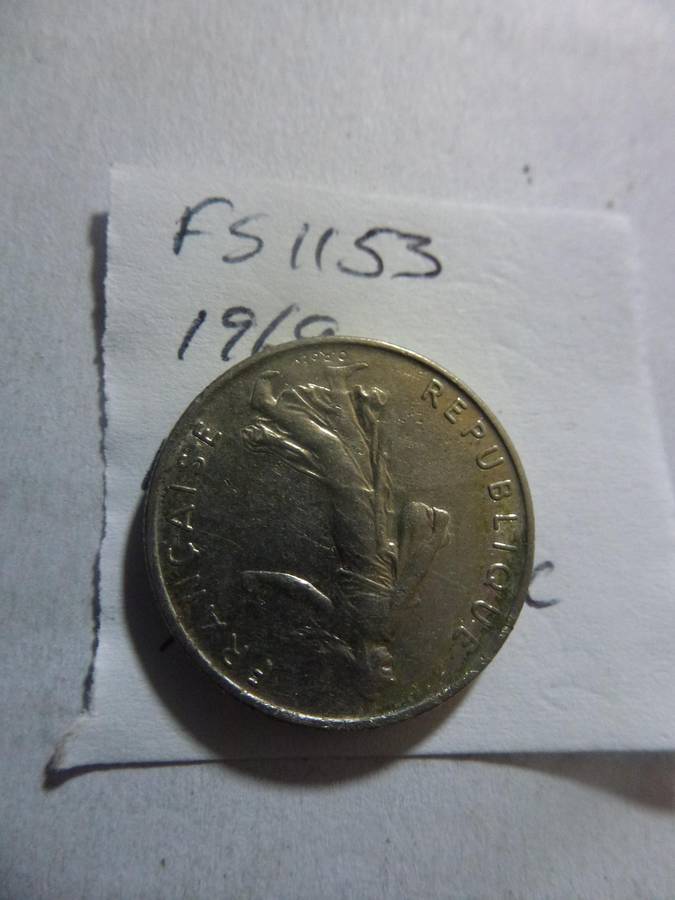 1969 France 1/2 franc