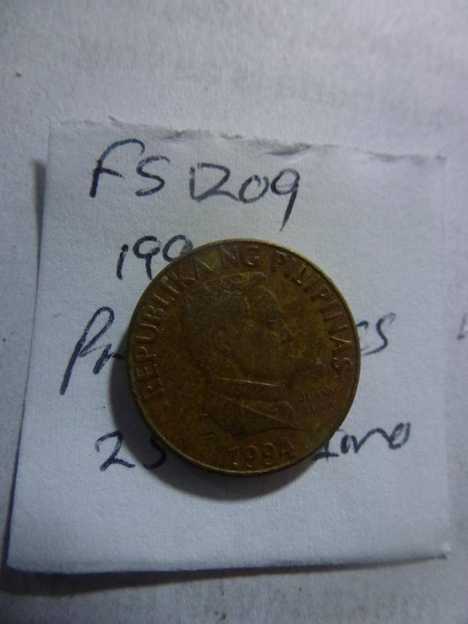 1994 Philippines 25 sentimo