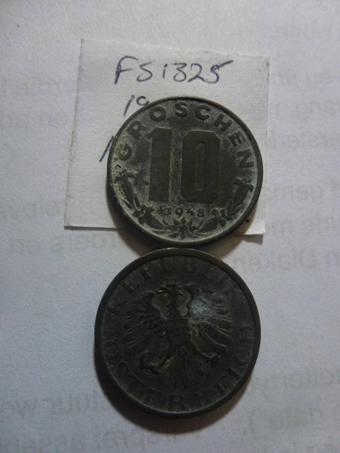 1948 Austria 10 groschen