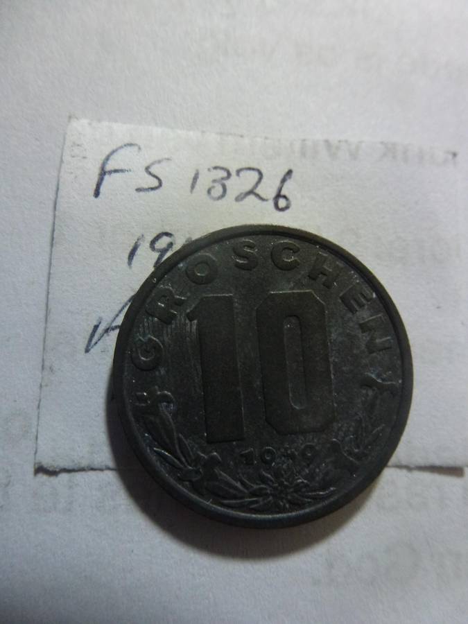 1949 Austria 10 groschen