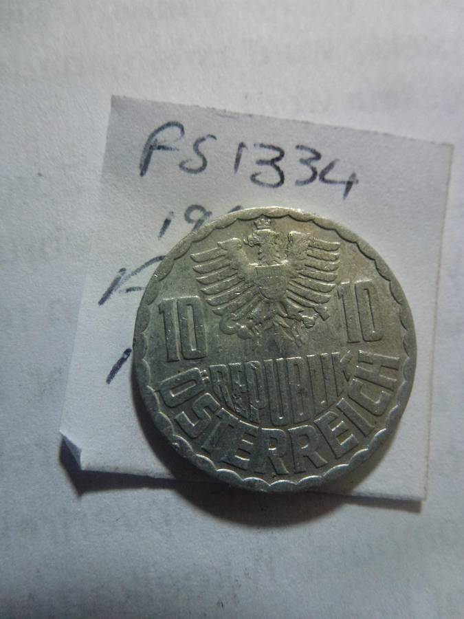 1968 Austria 10 groschen