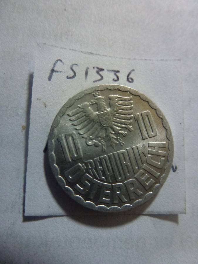 1972 Austria 10 groschen