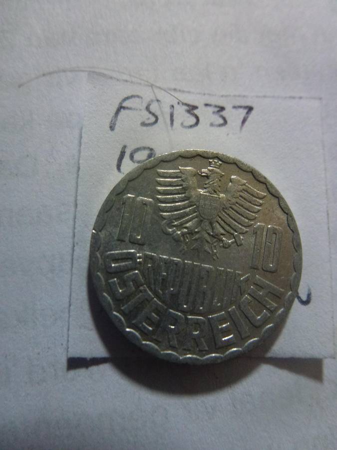 1973 Austria 10 groschen