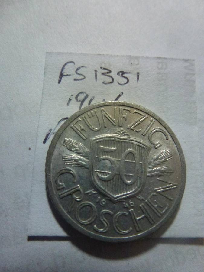 1946 Austria 50 groschen