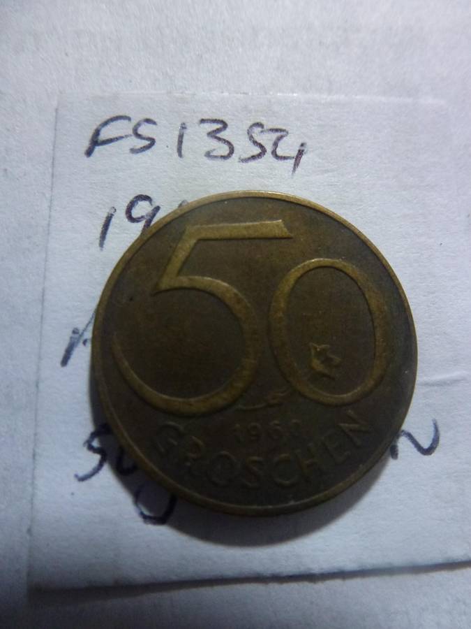 1960 Austria 50 groschen