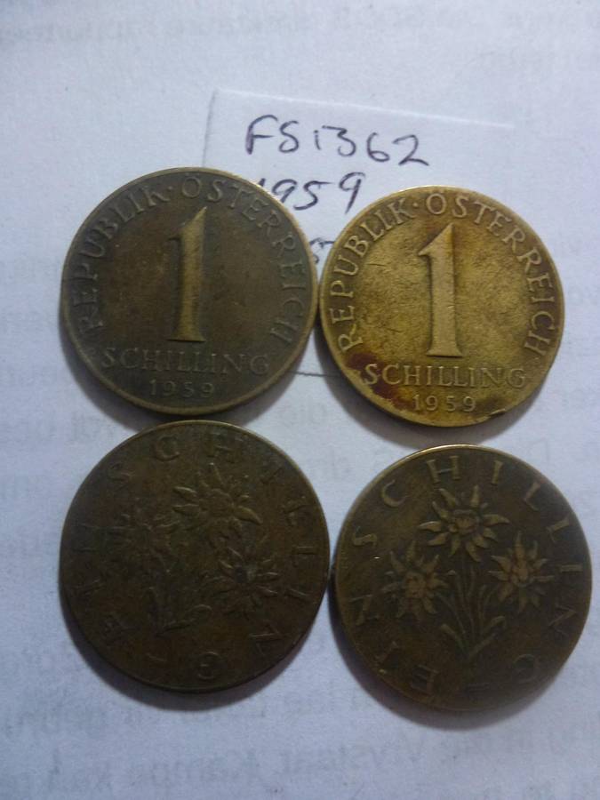 1959 Austria 1 schilling