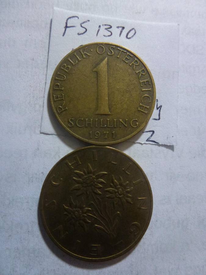 1971 Austria 1 schilling