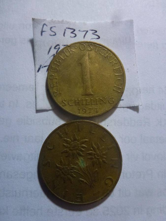 1974 Austria 1 schilling