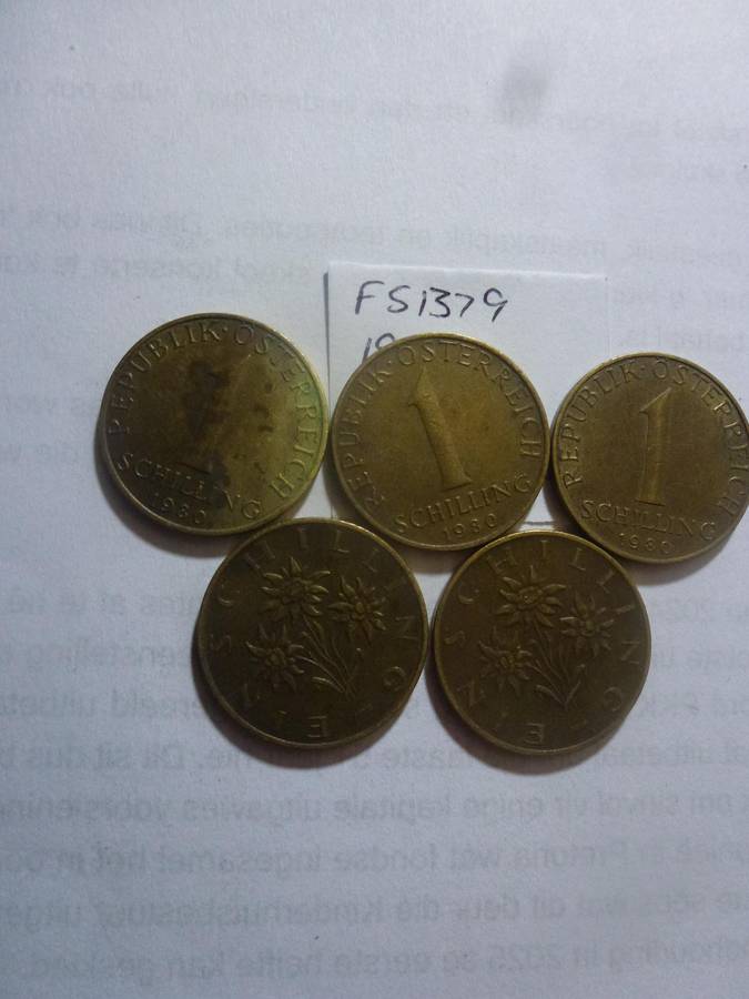 1980 Austria 1 schilling