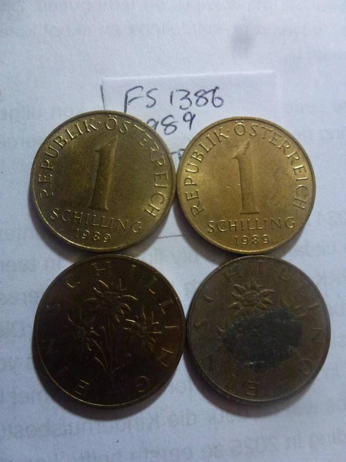 1989 Austria 1 schilling