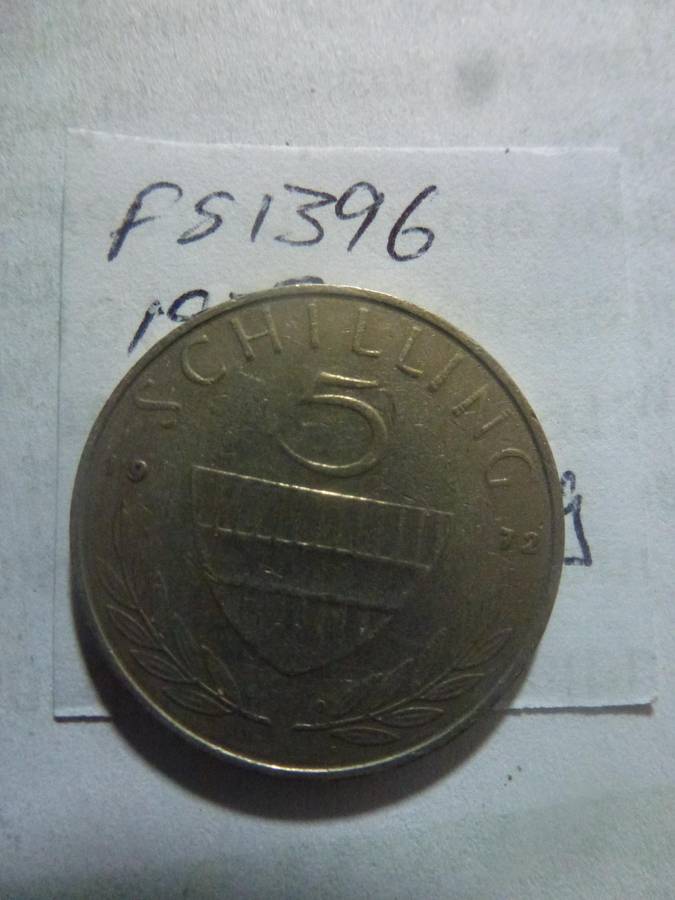 1972 Austria 5 schilling