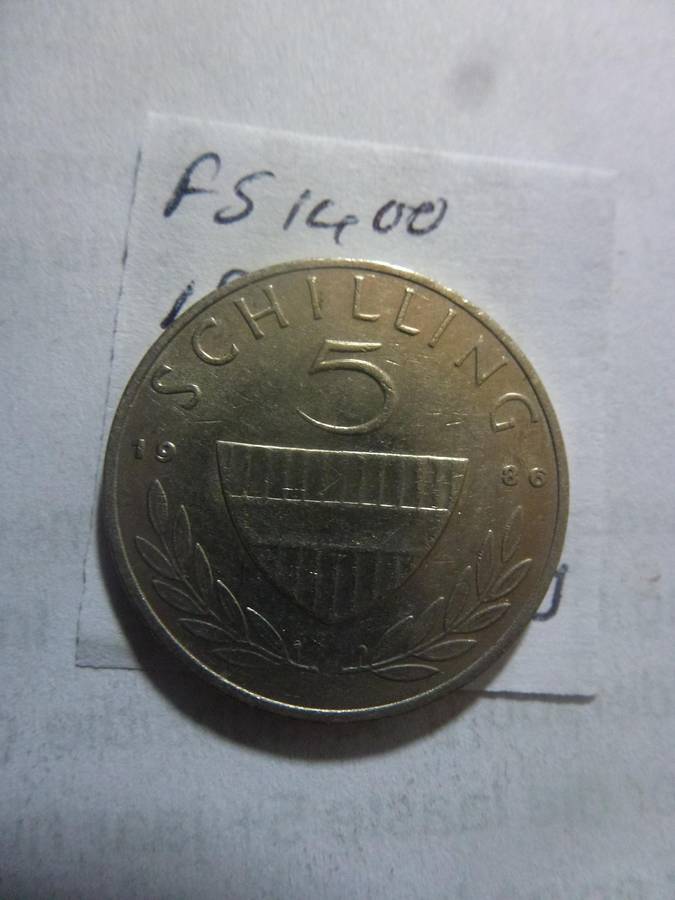 1986 Austria 5 schilling