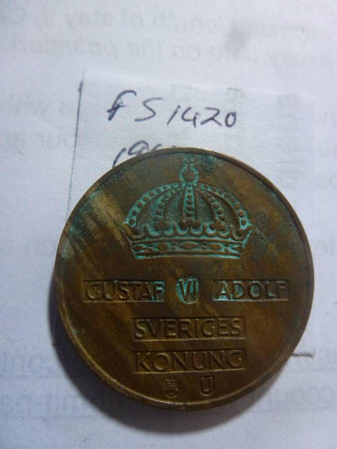 1961 Sweden 5 ore