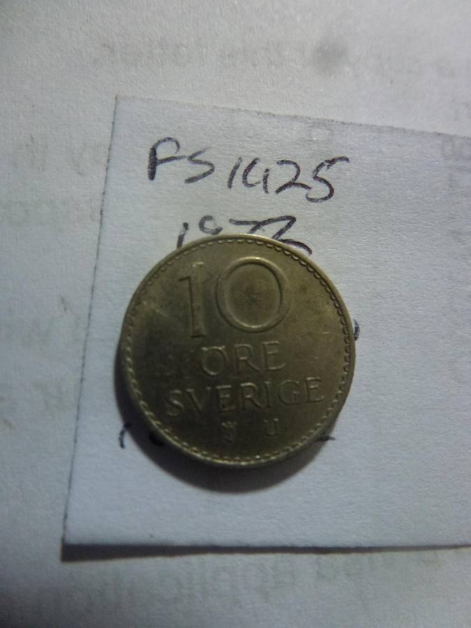 1972 Sweden 10 ore