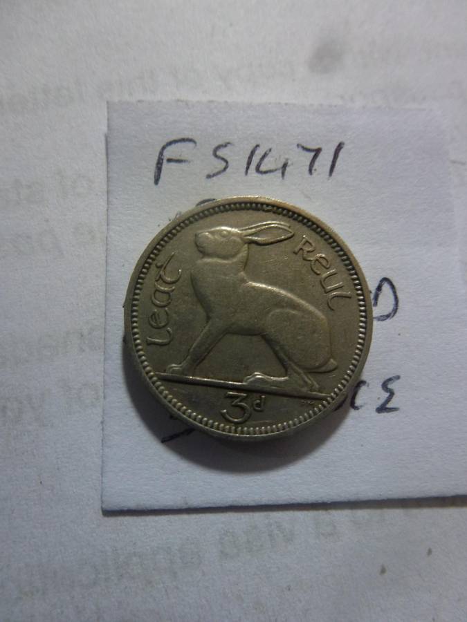 1962 Ireland 3 pingine