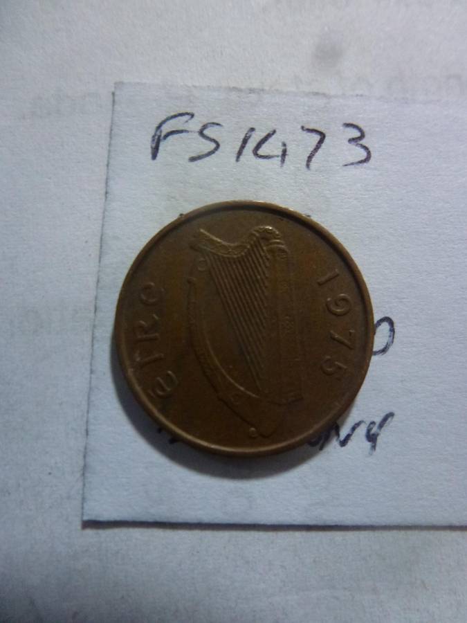 1975 Ireland 1/2 penny