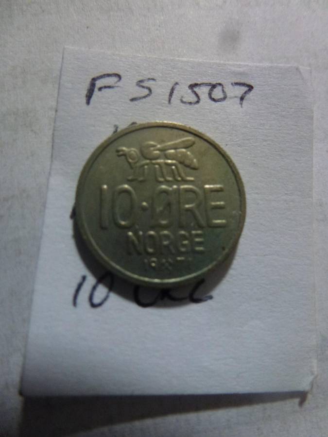 1971 Norway 10 ore