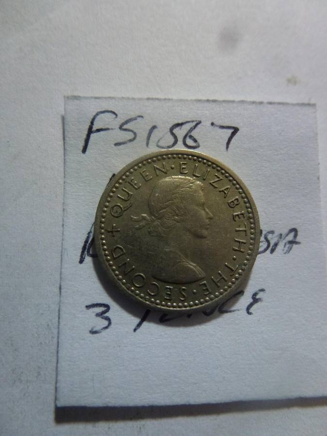1963 Rhodesia and Nyasaland 3 pence