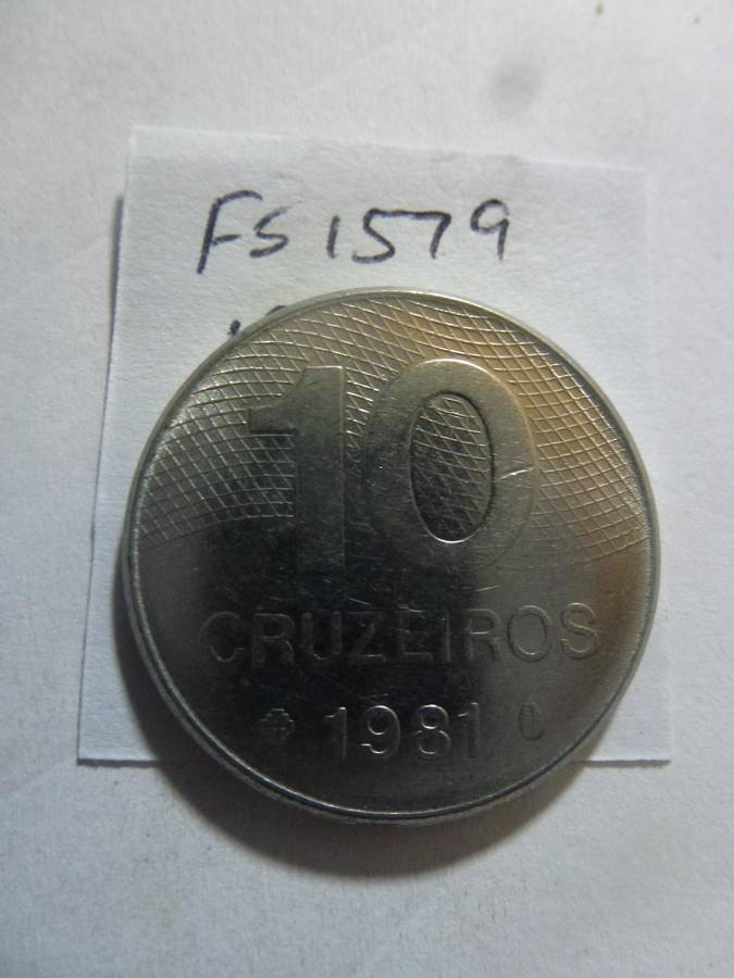 1981 Brazil 10 cruzeiro