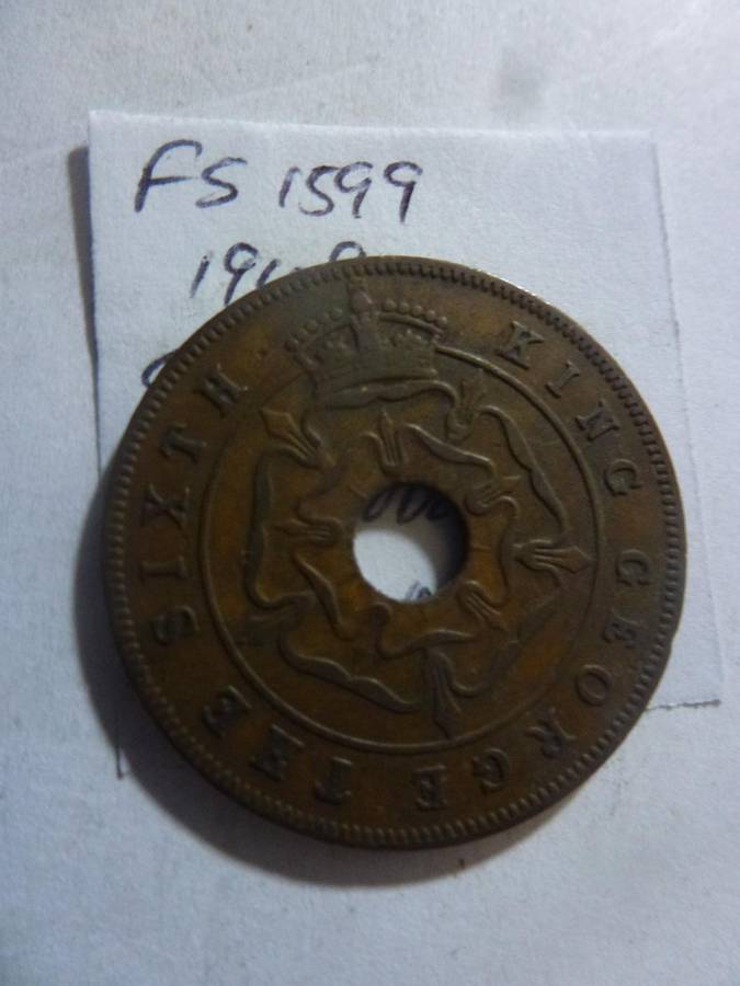 1949 Southern Rhodesia 1 penny