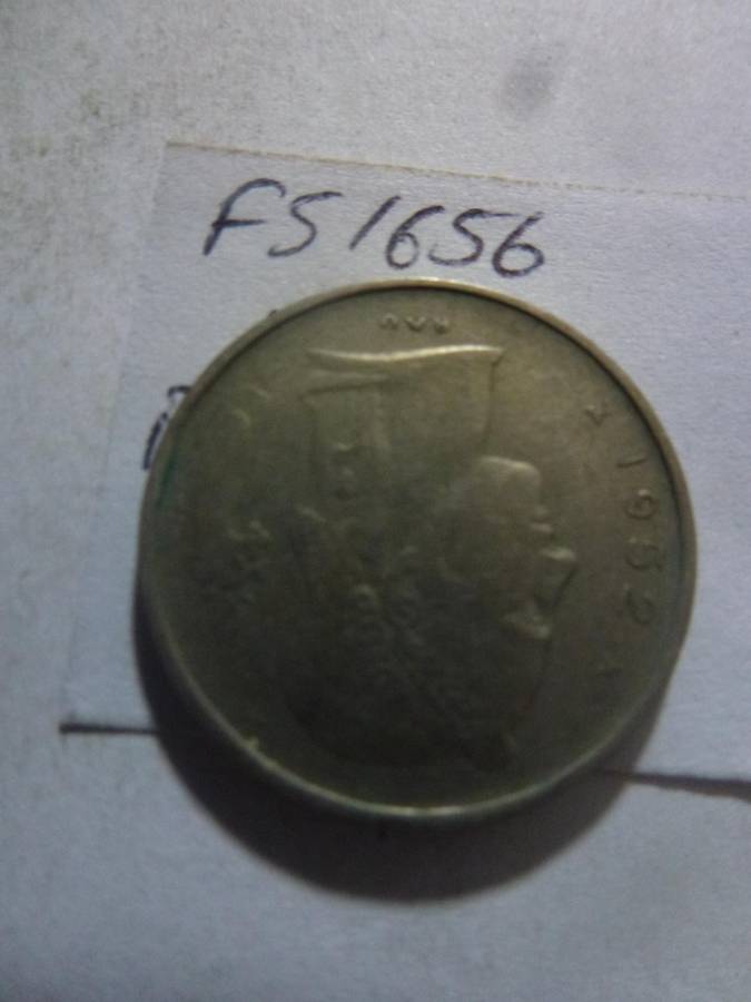 1952 Belgium 1 franc Dutch