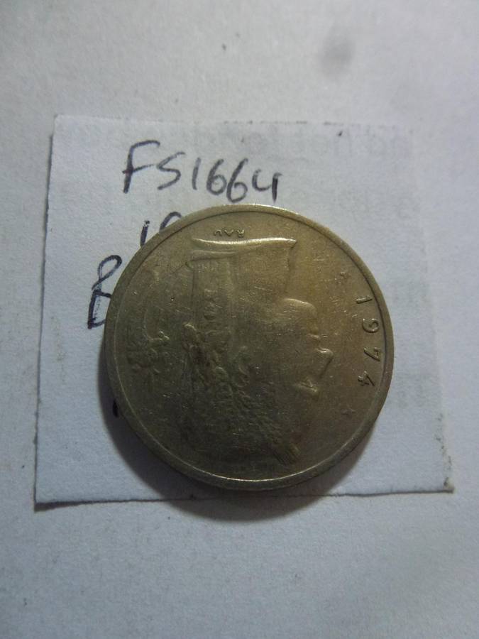 1974 Belgium 1 franc Dutch