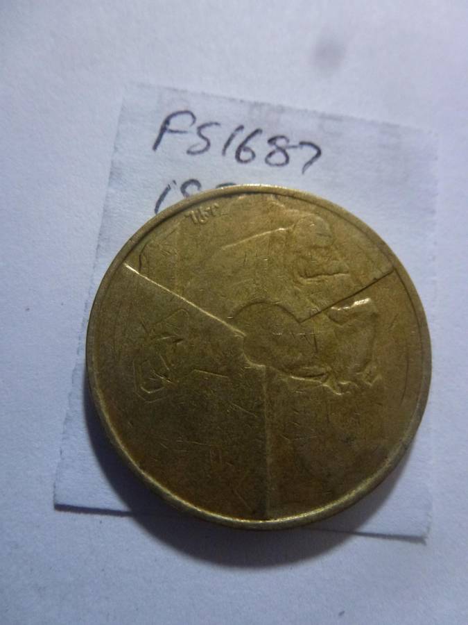 1986 Belgium 5 franc Dutch