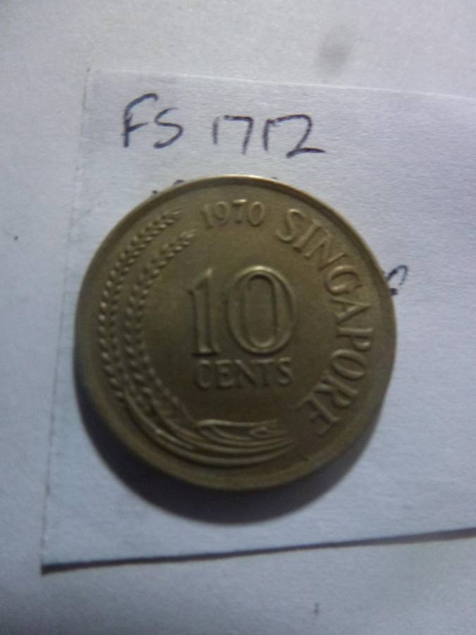 1970 Singapore 10 cent