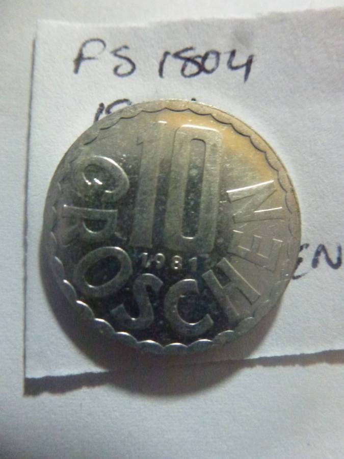 1981 Austria 10 groschen