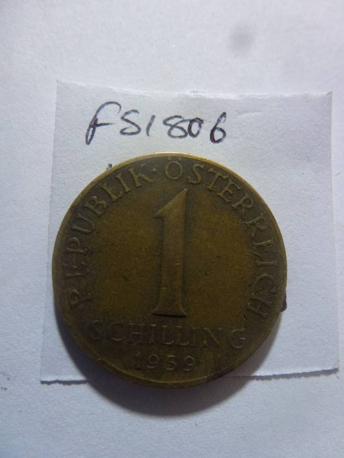 1959 Austria 1 schilling