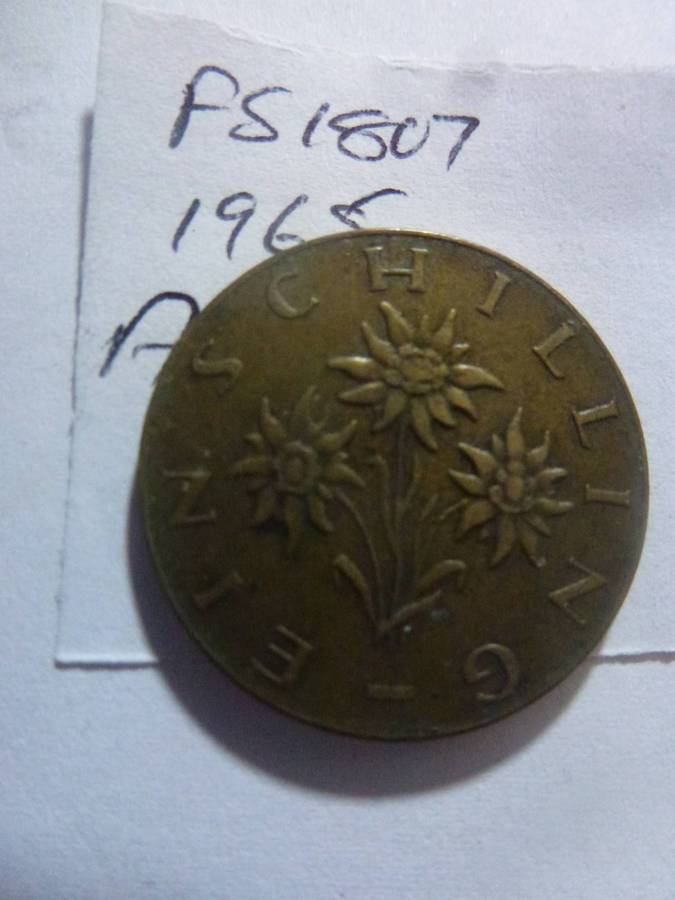 1965 Austria 1 schilling