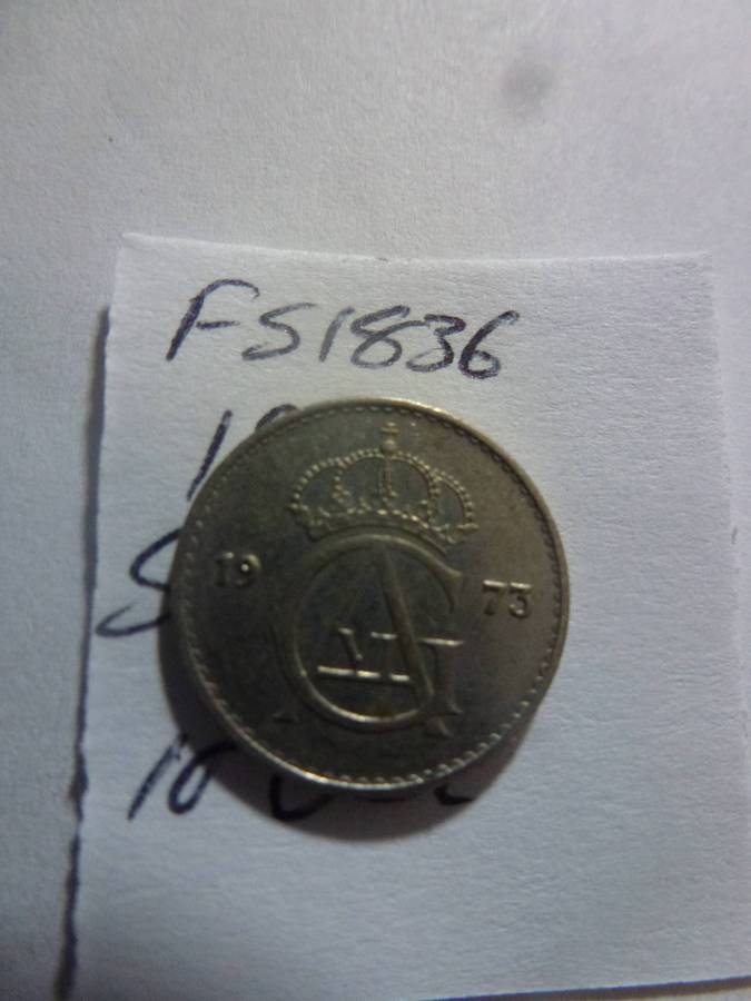 1973 Sweden 10 ore