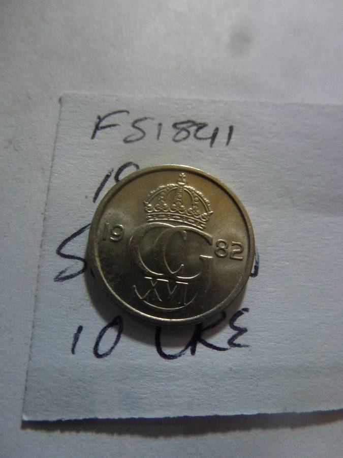 1982 Sweden 10 ore