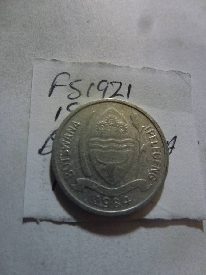 1984 Botswana 1 thebe
