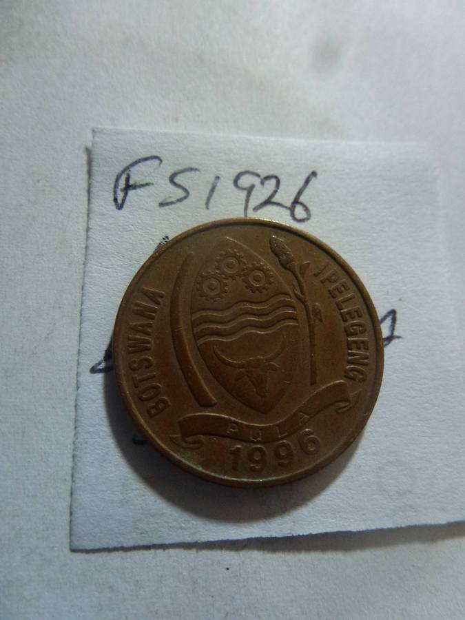 1996 Botswana 5 thebe