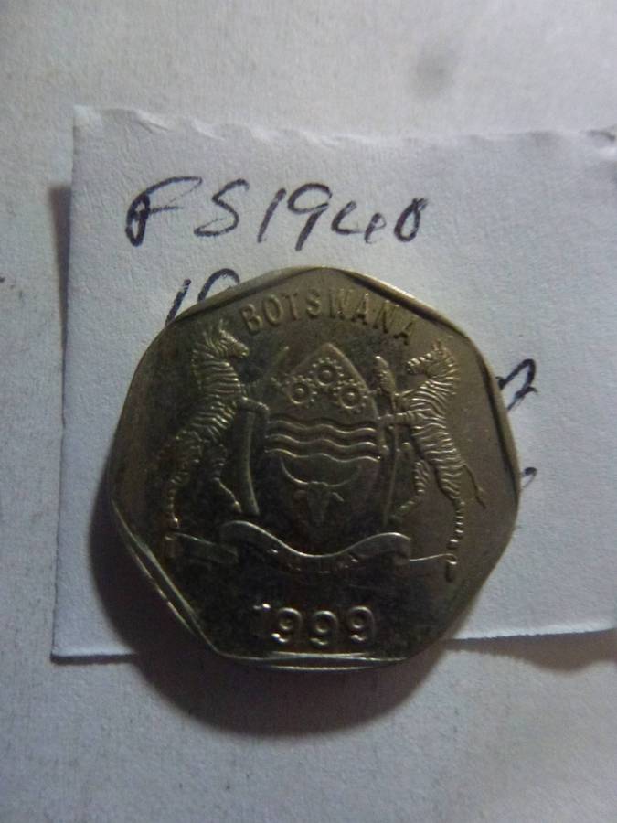 1999 Botswana 25 thebe