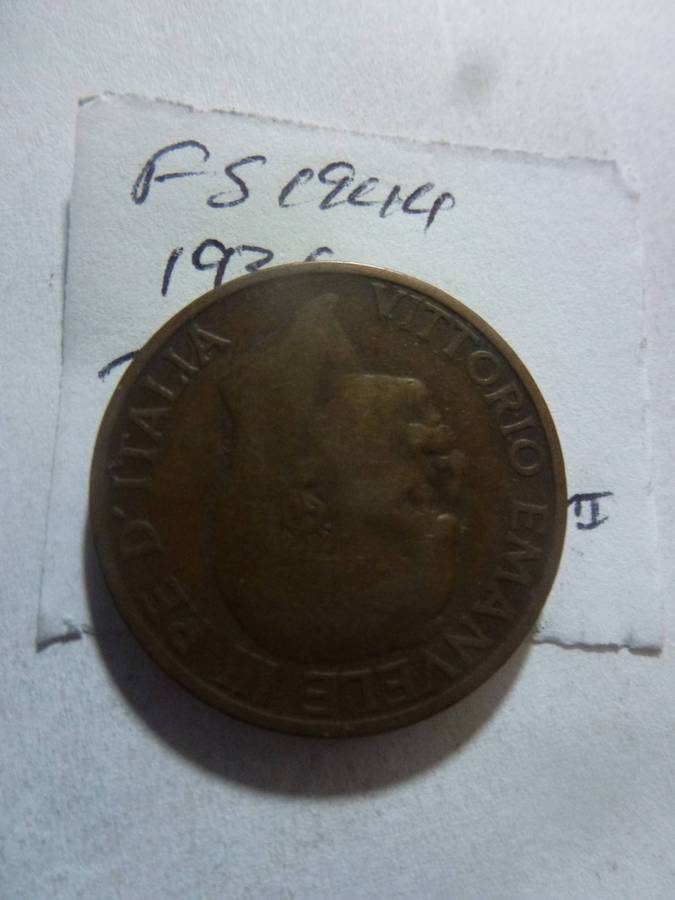 1936 Italy 10 centesimi
