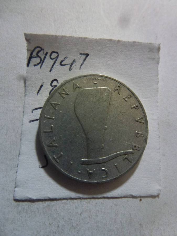 1952 Italy 5 lire