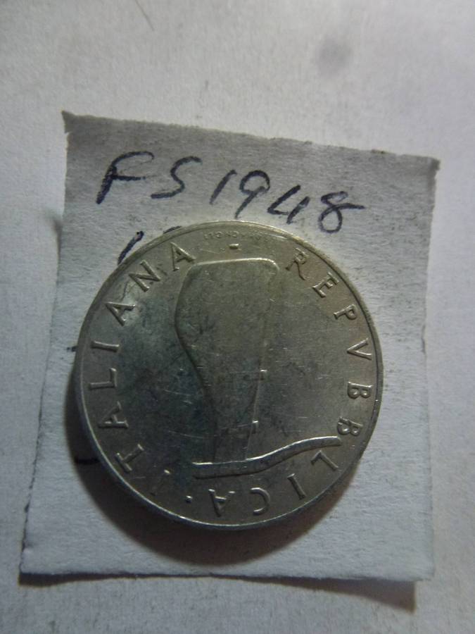 1953 Italy 5 lire