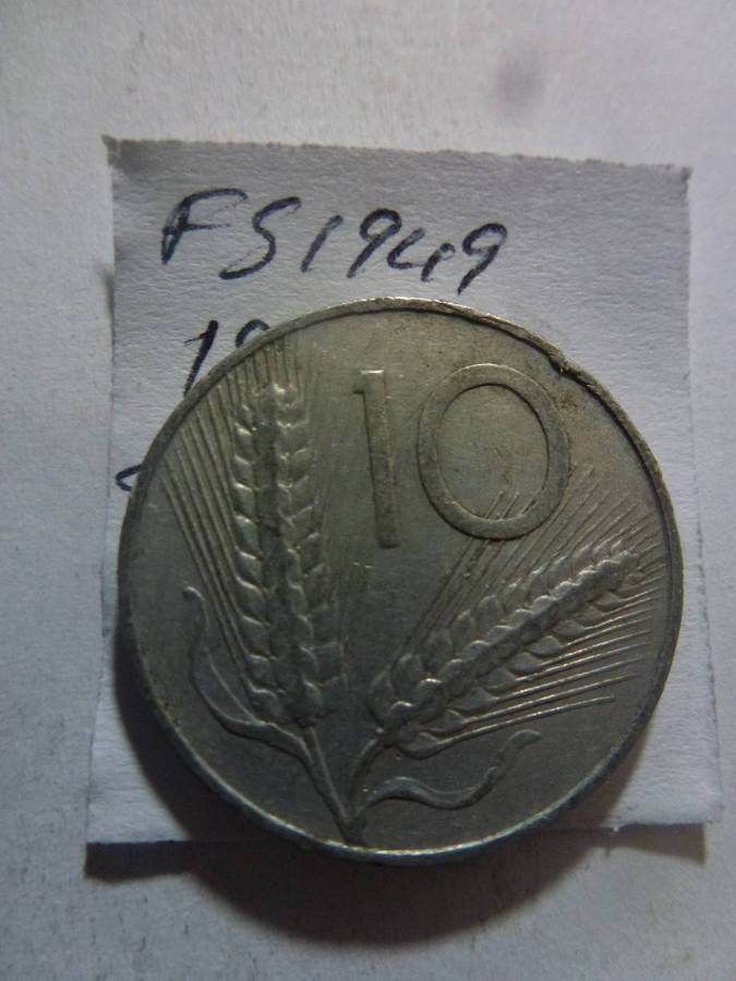 1951 Italy 10 lire