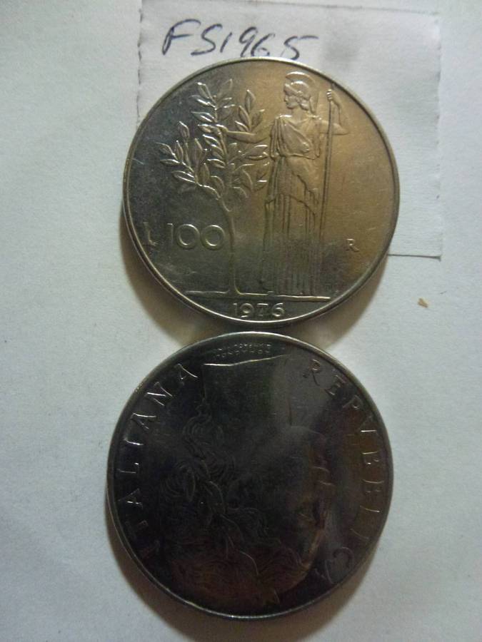 1976 Italy 100 lire
